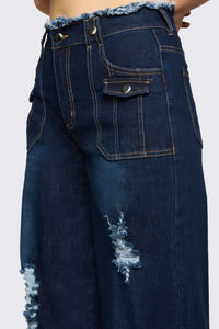 Dangerfield - Dizzy Distressed Jean - navy