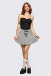 Dangerfield - Darling Gingham Skort - black-white