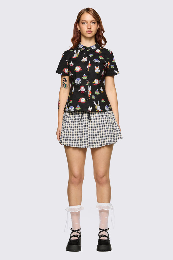 Dangerfield - Bonnet Cutie Blouse - black
