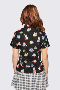 Dangerfield - Bonnet Cutie Blouse - black