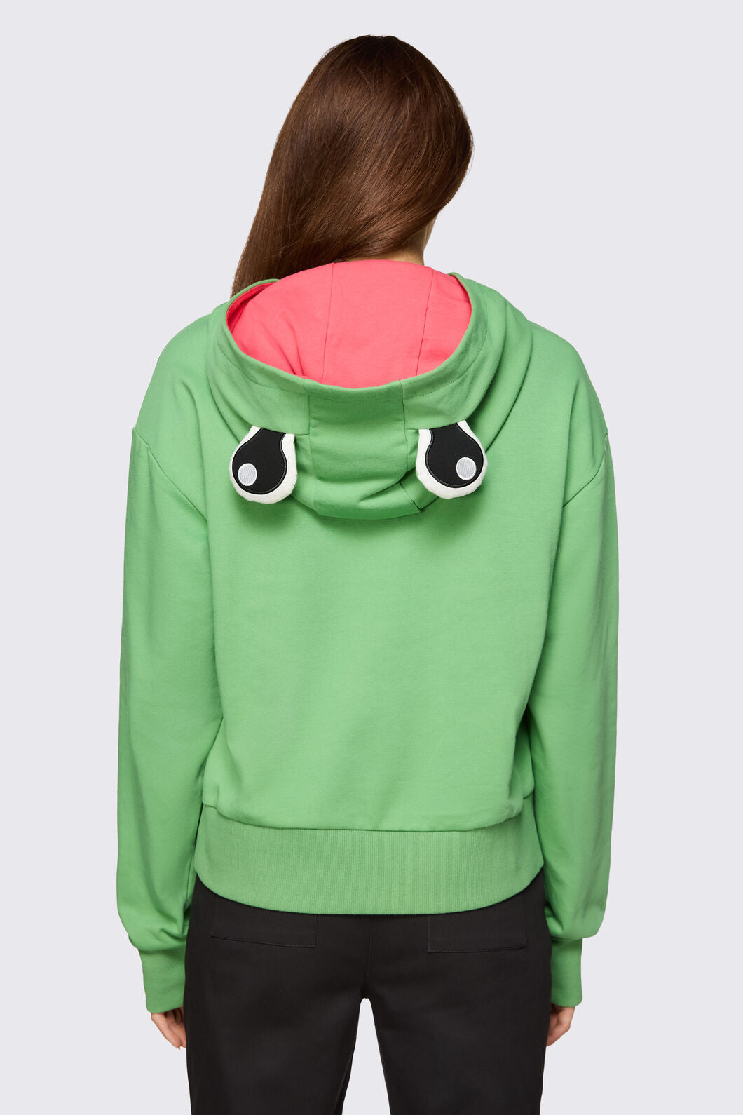 Dangerfield - Cute Frog Hoodie - green