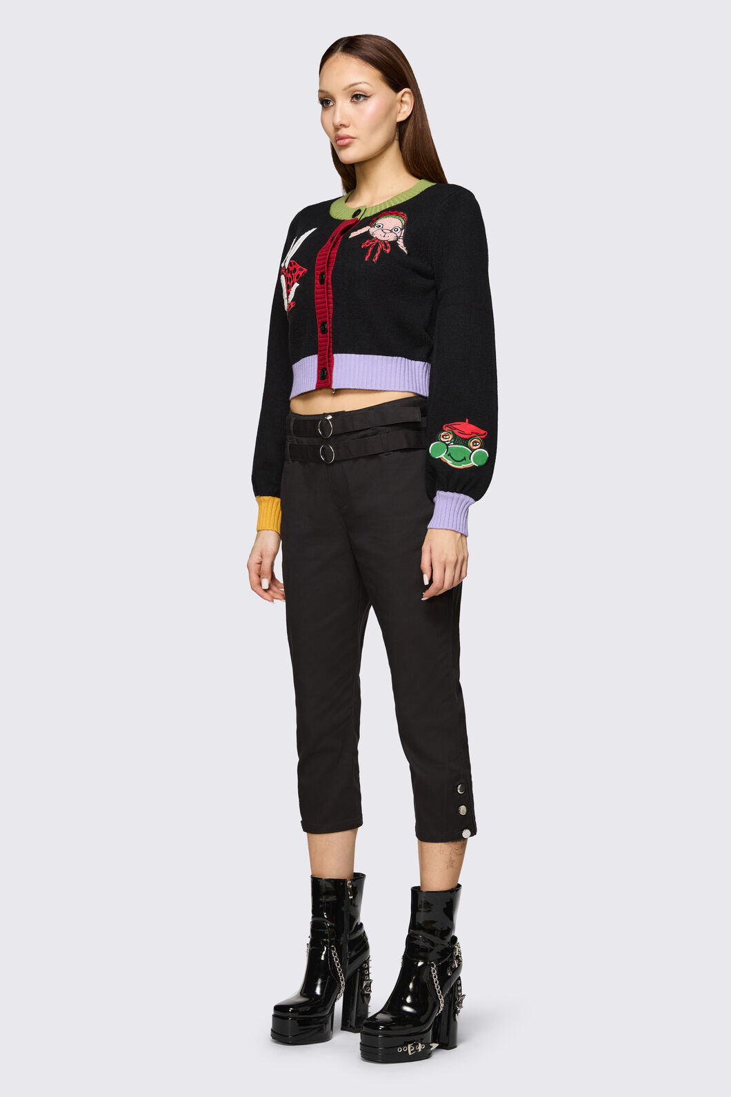 Dangerfield - Bonnet Cutie Cardi - black