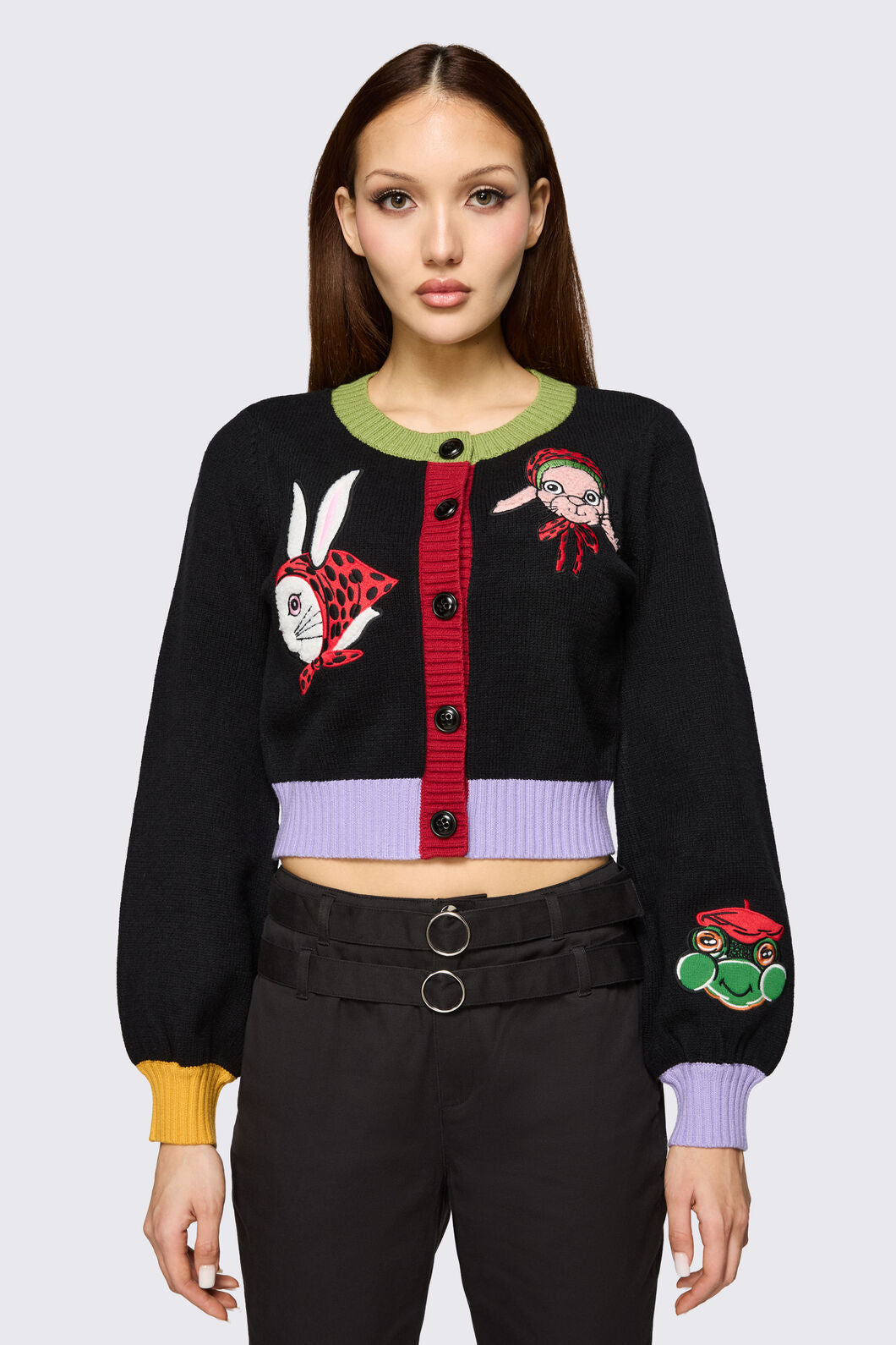 Dangerfield - Bonnet Cutie Cardi - black