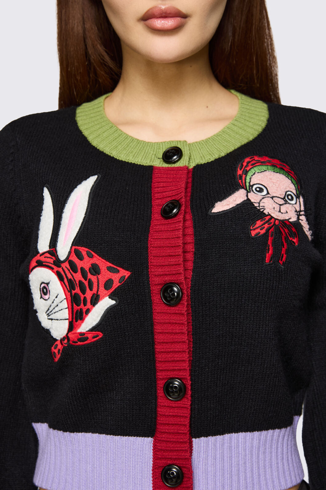 Dangerfield - Bonnet Cutie Cardi - black