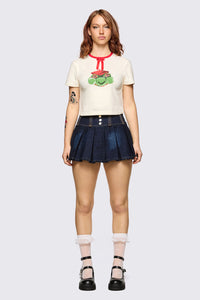 Dangerfield - Bonnet Cutie Tee - white