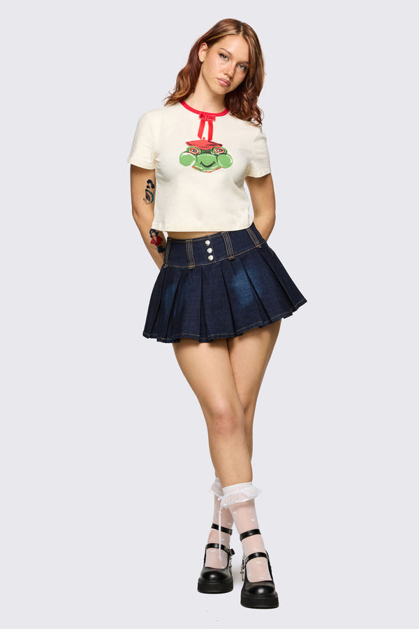 Dangerfield - Bonnet Cutie Tee - white
