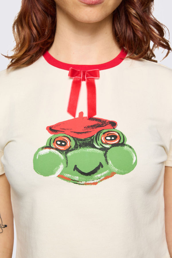 Dangerfield - Bonnet Cutie Tee - white