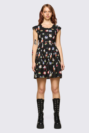 Dangerfield - Bonnet Cutie Dress - black