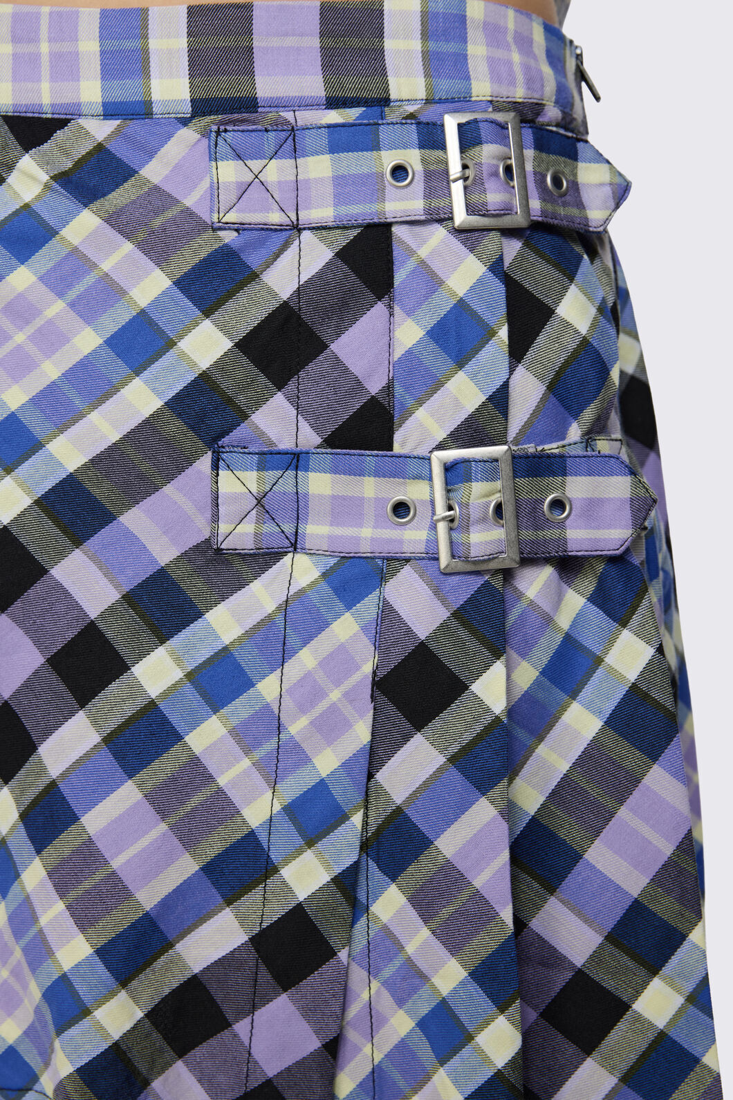 Dangerfield - Sketchy Tartan Strap Skort - multi