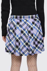 Dangerfield - Sketchy Tartan Strap Skort - multi