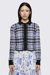 Dangerfield - Sketchy Tartan Knit Cardigan - multi