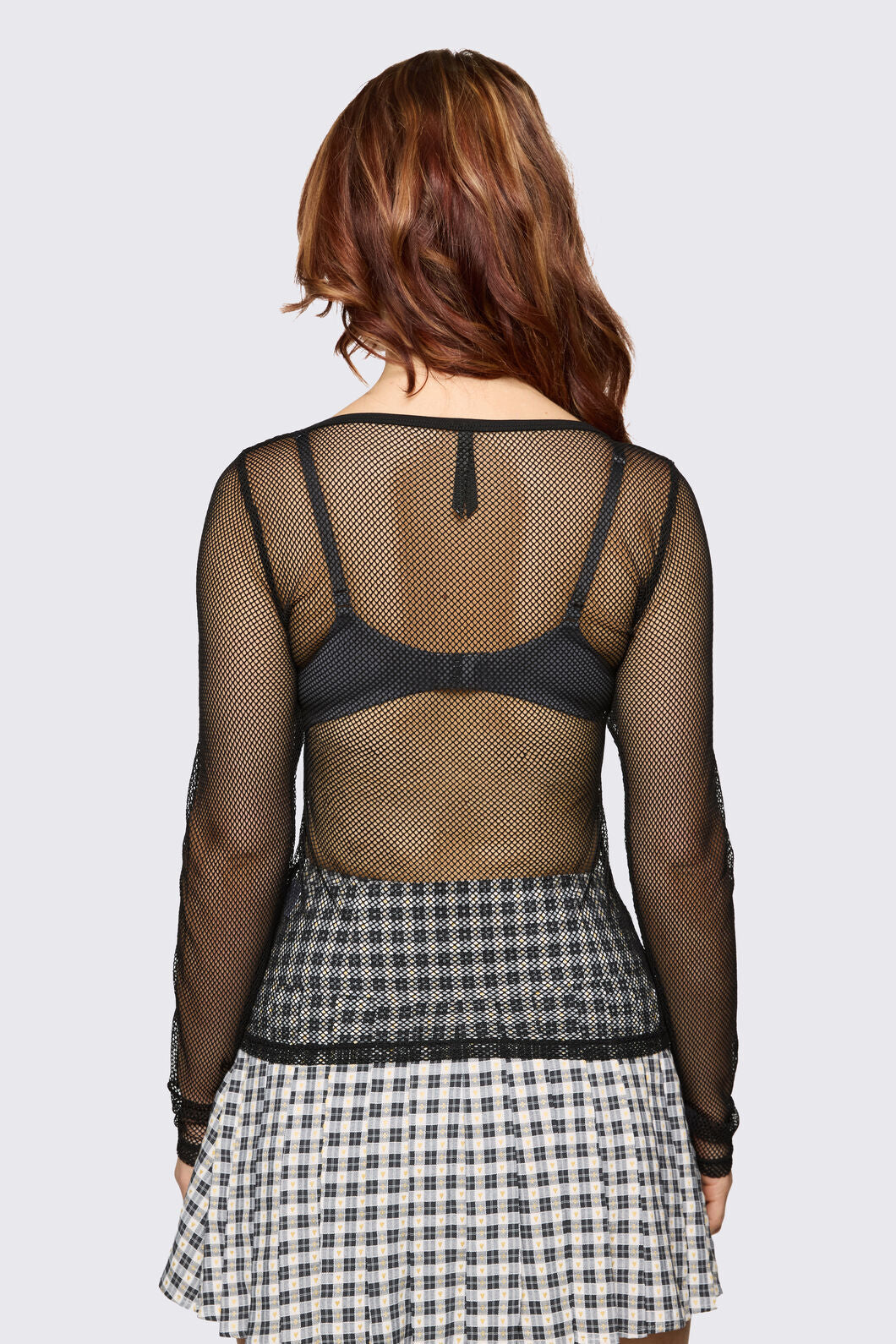 Dangerfield - Bonnet Mesh Top - black