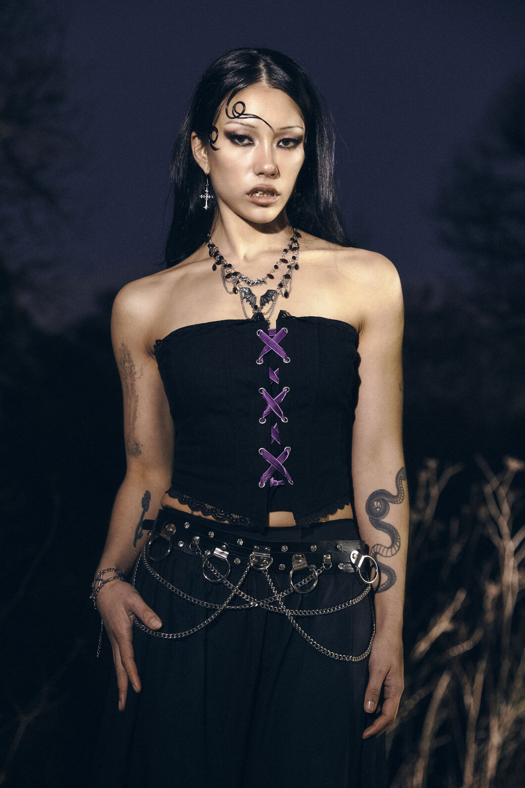 Dangerfield - Spectre Corset Top - black