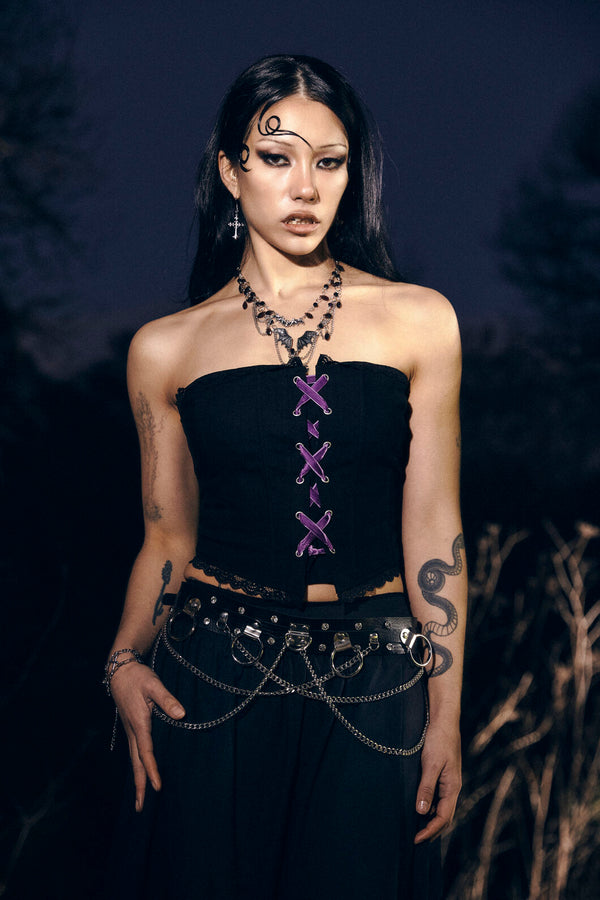 Dangerfield - Spectre Corset Top - black