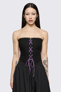 Dangerfield - Spectre Corset Top - black