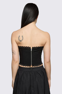 Dangerfield - Spectre Corset Top - black