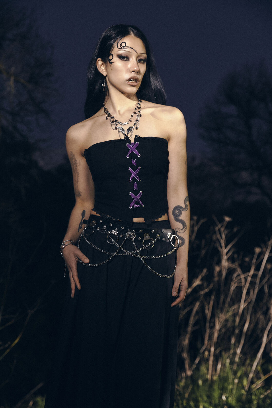 Dangerfield - Spectre Corset Top - black
