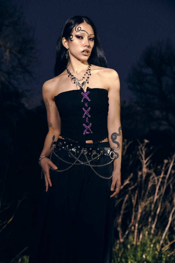 Dangerfield - Spectre Corset Top - black