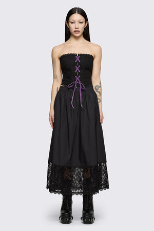 Dangerfield - Spectre Midi Skirt - black
