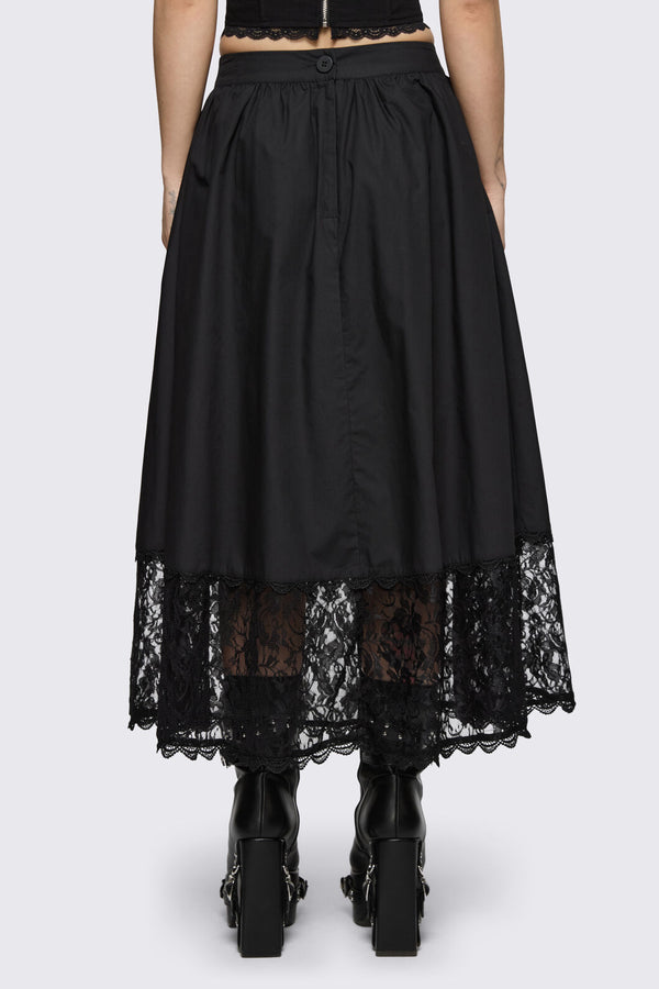Dangerfield - Spectre Midi Skirt - black