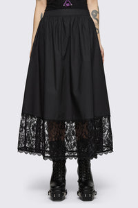 Dangerfield - Spectre Midi Skirt - black