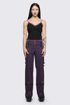 Dangerfield - Spectre Pinstripe Pant - purple