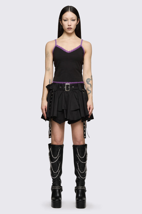Dangerfield - Spectre Lace Tank - black