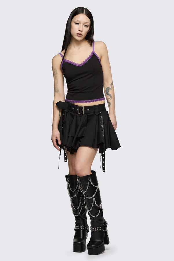 Dangerfield - Spectre Lace Tank - black