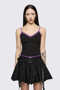 Dangerfield - Spectre Lace Tank - black