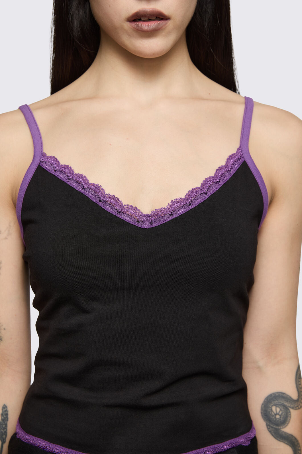 Dangerfield - Spectre Lace Tank - black