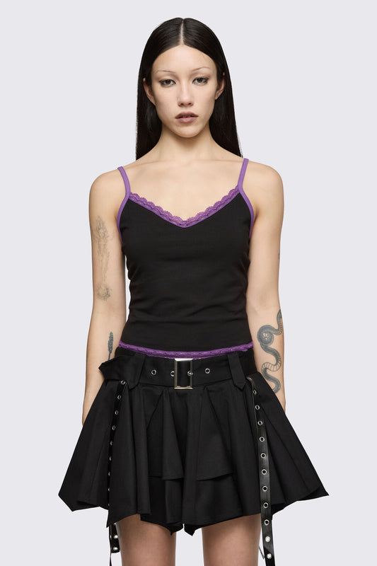 Dangerfield - Spectre Lace Tank - black