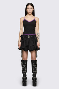 Dangerfield - Round & Round Skort - black
