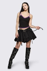 Dangerfield - Round & Round Skort - black