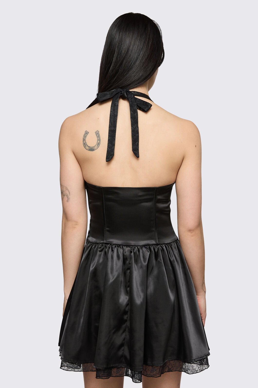 Dangerfield - Round & Round Lace Layer Formal Dress - black