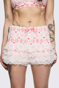 Dangerfield - Broken Rollercoaster Bikini Bloomer - pink-cream