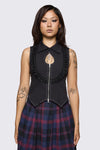 Dangerfield - Century Keyhole Top - black