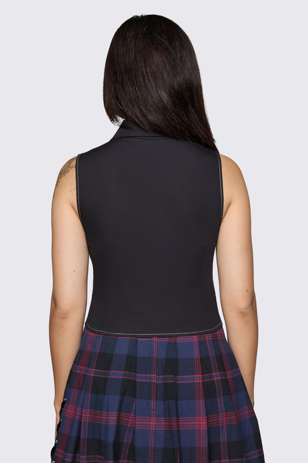Dangerfield - Century Keyhole Top - black