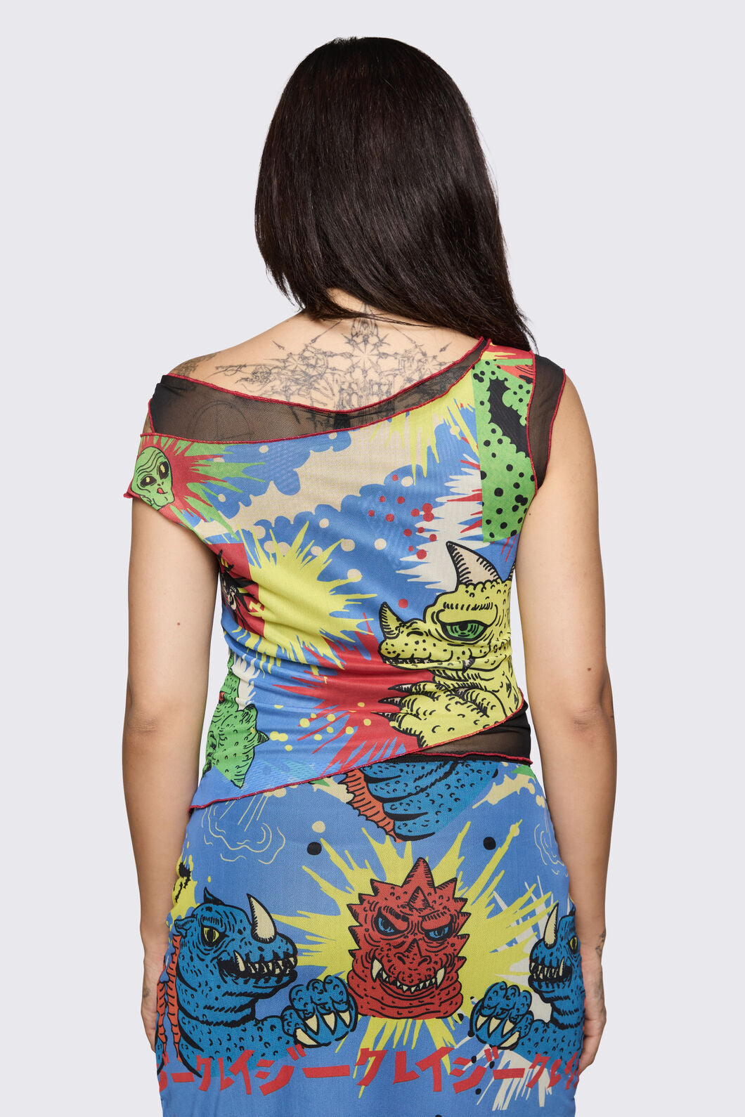 Dangerfield - The Giant Mesh Top - multi