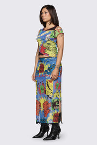 Dangerfield - The Giant Mesh Skirt - multi