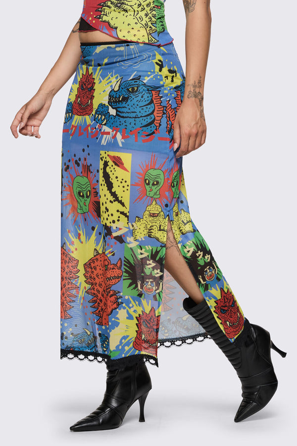 Dangerfield - The Giant Mesh Skirt - multi