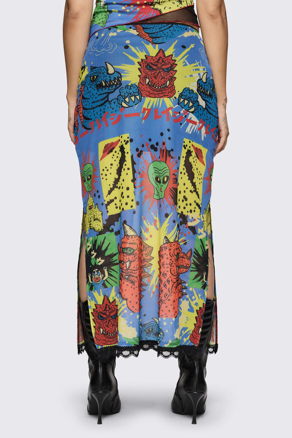 Dangerfield - The Giant Mesh Skirt - multi
