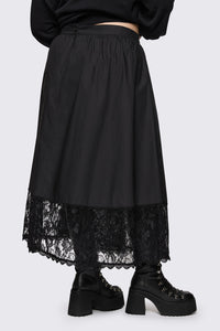 Dangerfield - Curve Spectre Midi Skirt - black