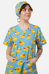 Scrubs With Love - Rubber Ducky Scrub Hat - multi