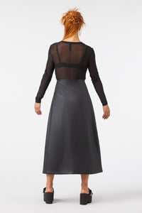 Dangerfield - Queens Soldier Pu Skirt - black