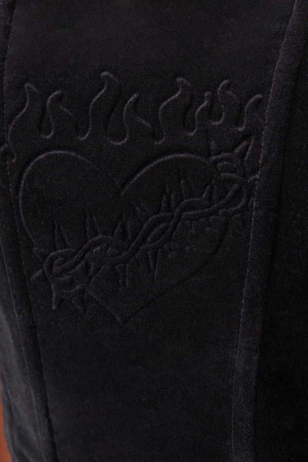Dangerfield - Knave Of Hearts Corset - black
