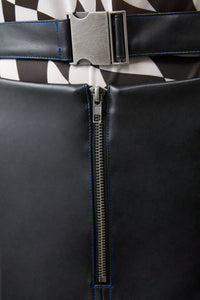 Dangerfield - Slicks Pu Belt Skirt - black