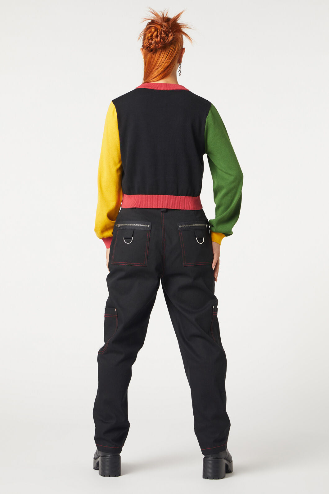 Dangerfield - Colourblock Knit Jumper - multi