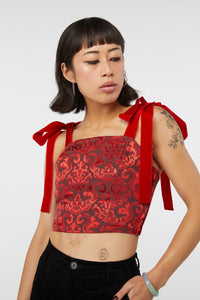 Dangerfield - Queenie Top - red