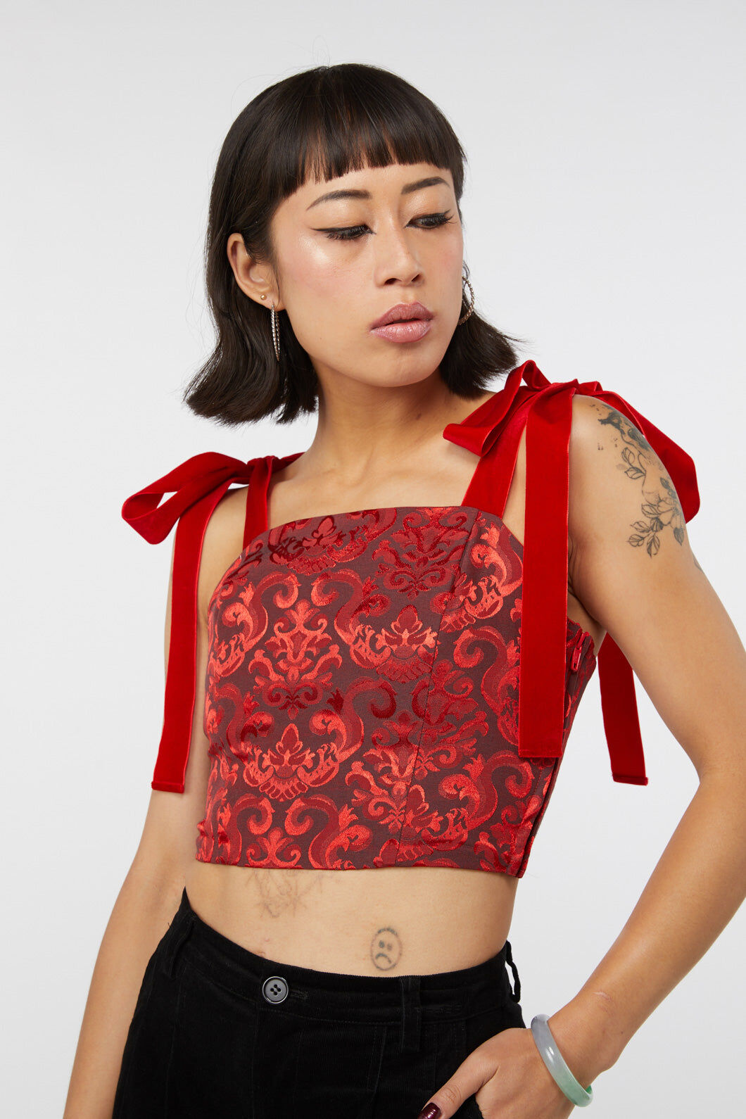 Dangerfield - Queenie Top - red