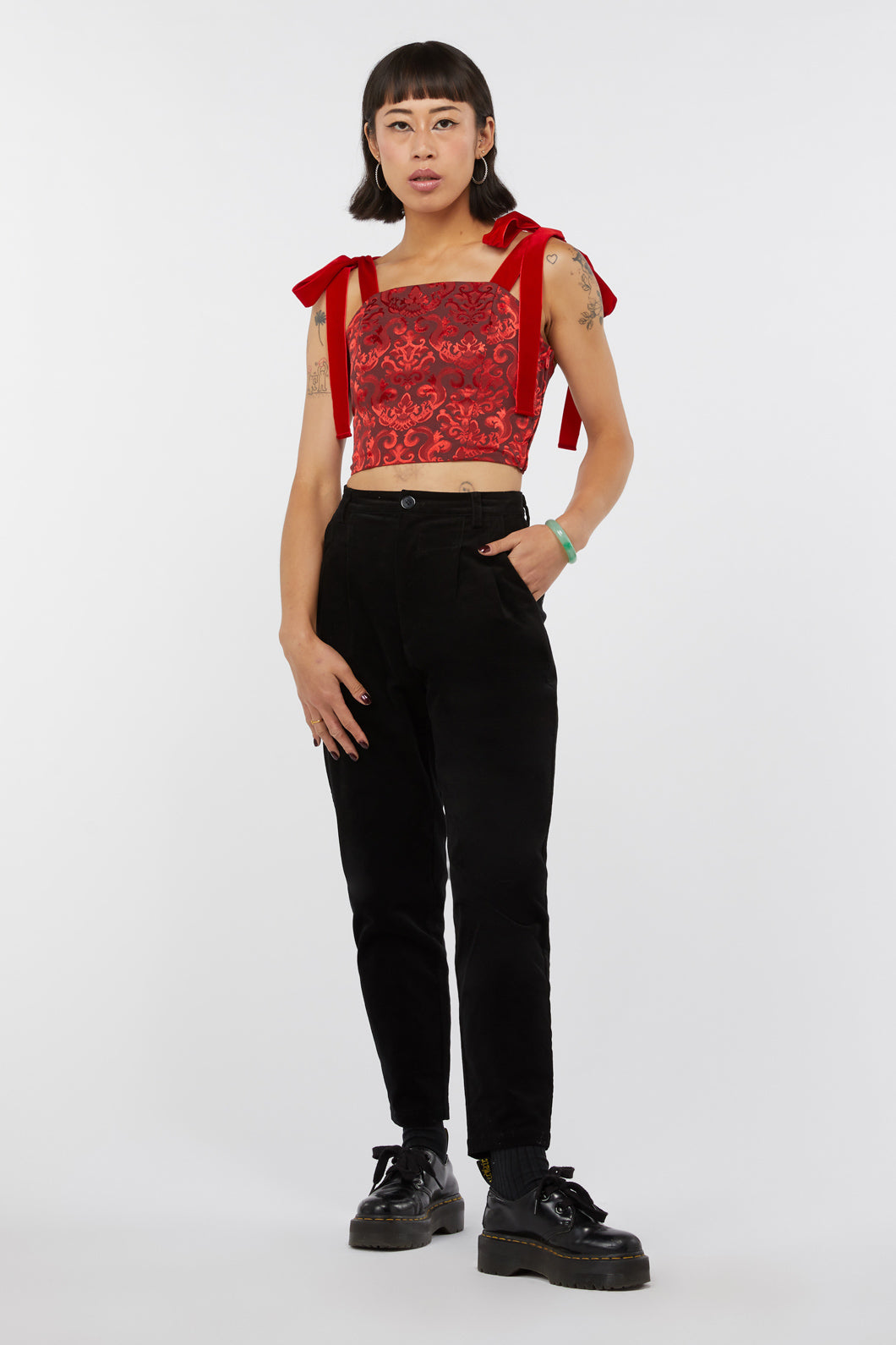 Dangerfield - Queenie Top - red